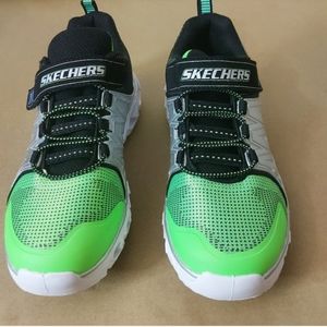 Skechers S-Lights Green Light Up Shoes